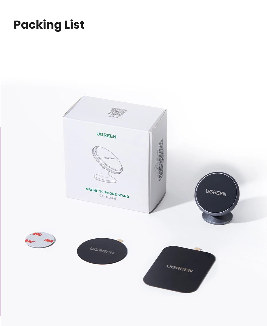 UGREEN Magnetic Car Phone Holder for iPhone 15 14 13 Samsung Xiaomi Car Holder for Phone for Dashboard Mobile Phone Holder Stand