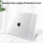 Case For MacBook Air 15 inch M5/M4/M3/M2 2026-2023, Sparkly Clear | Glitter Design for Mac Air 13.6-inch, Lightweight Hard Case