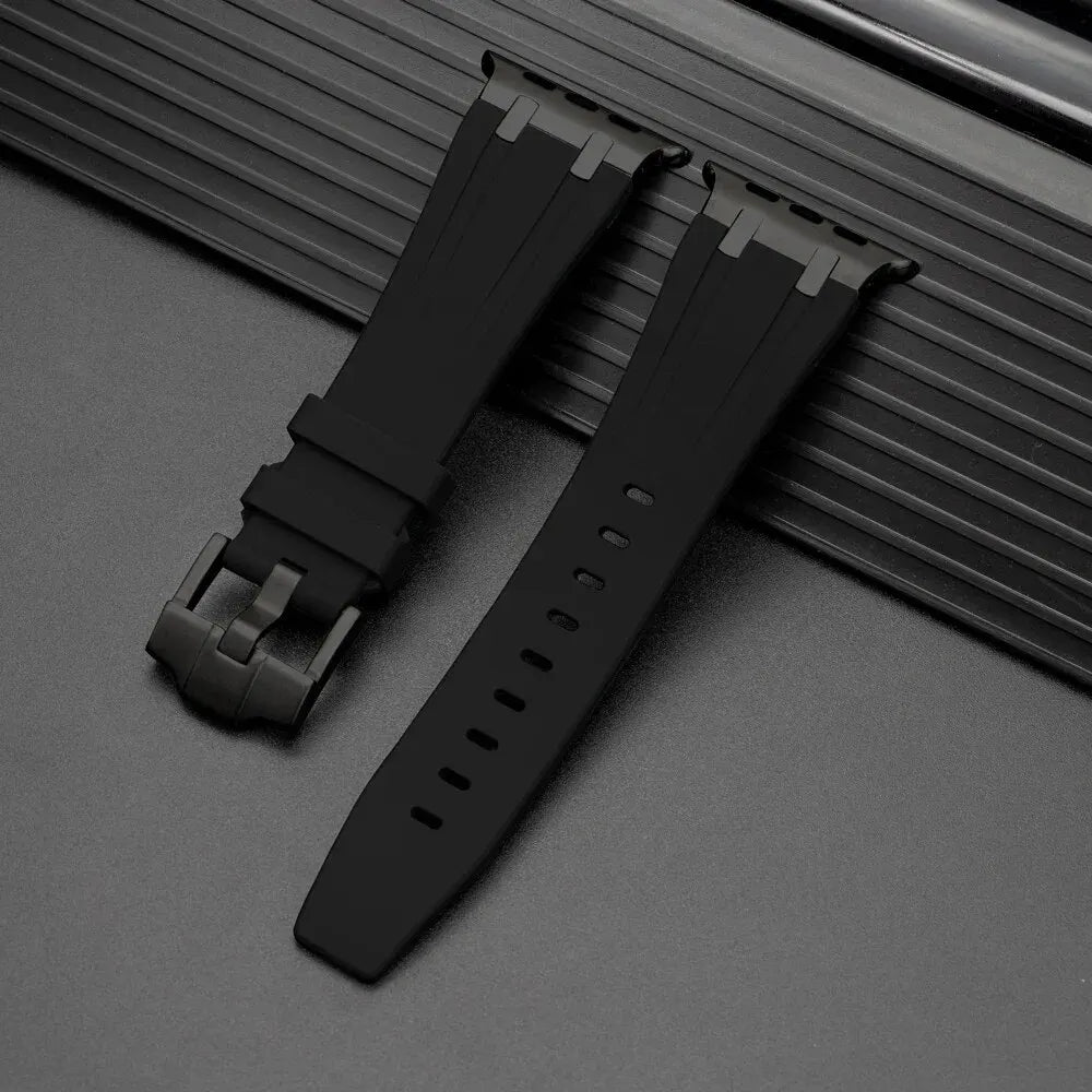 Silicone For Apple Watch Ultra 49mm Sports Rubber Strap For iWatch 8 7 6 5 4 SE 42mm 44mm 45mm 41mm 40mm 38mm Bracelet