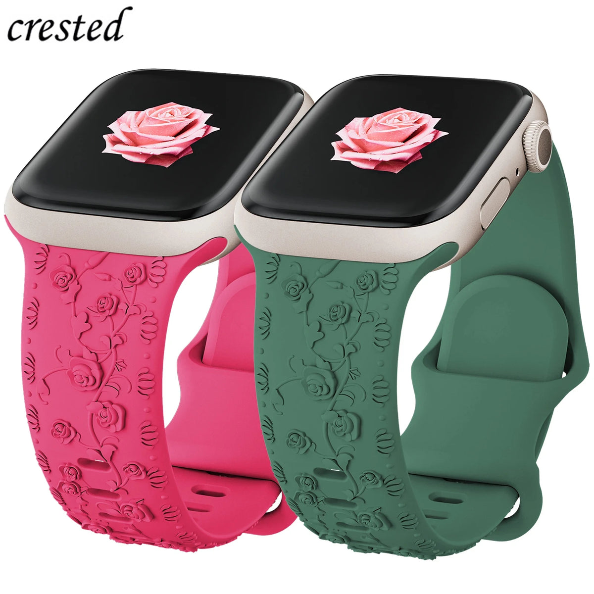 Silicone Strap for Apple Watch Band 40mm 41mm 42mm 44mm 46mm 45mm 49mm 38mm Correas Bracelet iWatch Series 10 9 8 7 6 SE Ultra 2