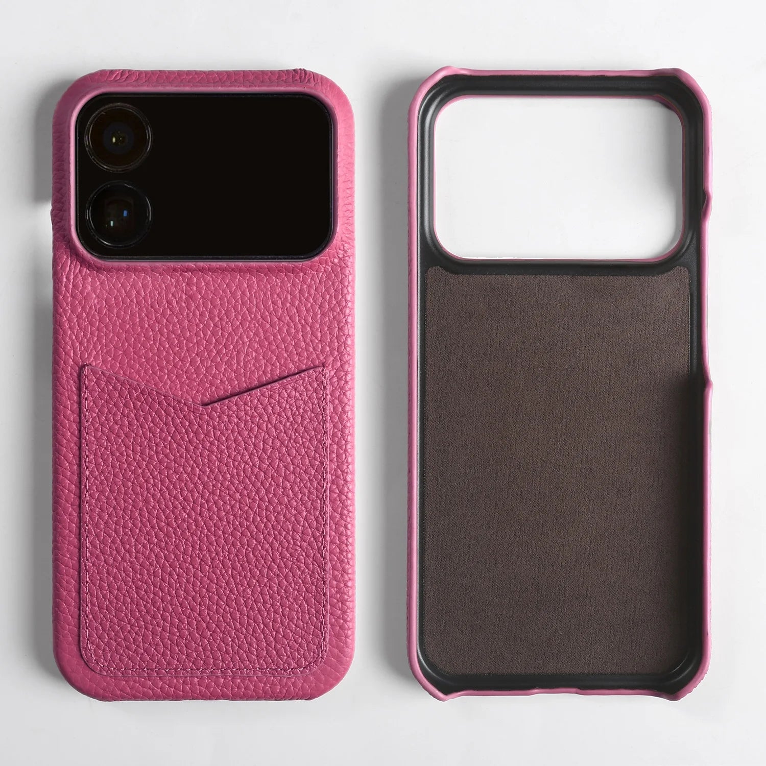 Premium Card Slot Genuine Leather Case For iphone 17 Pro Max 16 15 14 16e 17e 12 13 Mini 11 Phone Back Cover Case Coque Funda