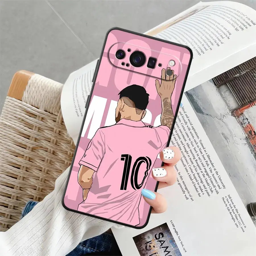 Phone Case for Google Pixel 6a 7a 9a 8a 10 9 Pro XL 6 7 8 Pro Soft Shell Cool Football Sports