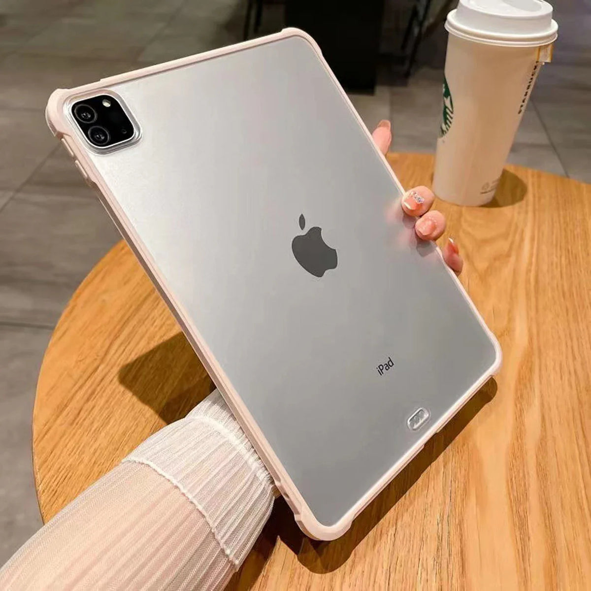 Translucent Matte Case For iPad Case Air Pro 2025 13 11 12.9 Cases 4 5 6 7 8 9 10 Generation 10.2 10.9 inch Mini Funda Cover