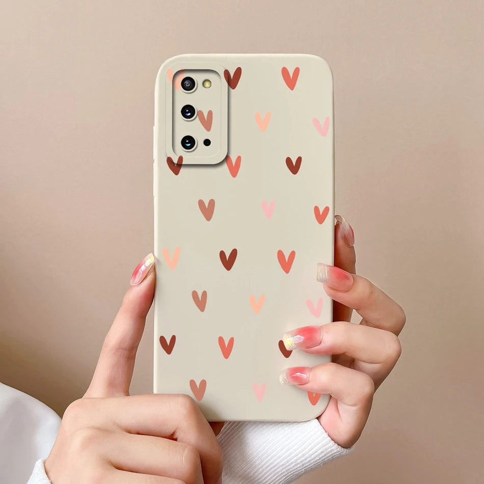 For Samsung S20 FE Plus Ultra Phone Case Funny Camera Protection New Liquid Silicone Cover For Galaxy S20FE S 20 S20Plus Funda