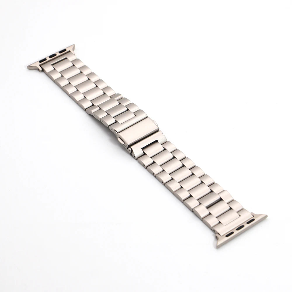 Stainless Steel Band for Apple Watch Ultra 4 3 2 49mm Series 12 11 10 46mm 45mm 44mm 42mm Metal Strap for IWatch 9 8 7 6 SE3 5 4
