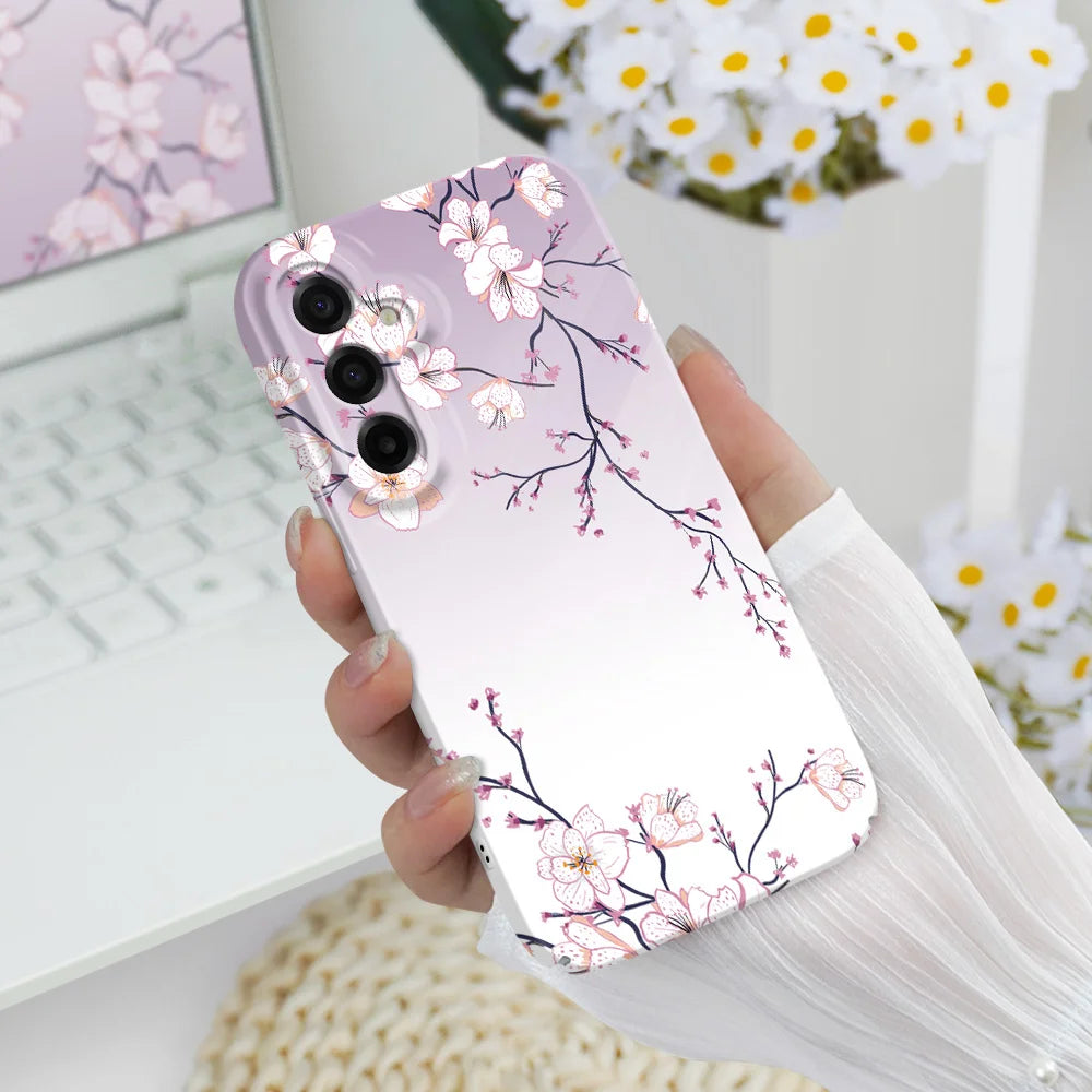 Pretty Wintersweet Phone Case For Samsung Galaxy A57 A37 A17 A56 A36 A26 A16 A06 A55 A35 A25 A15 A05 4G 5G Film Hard Cover