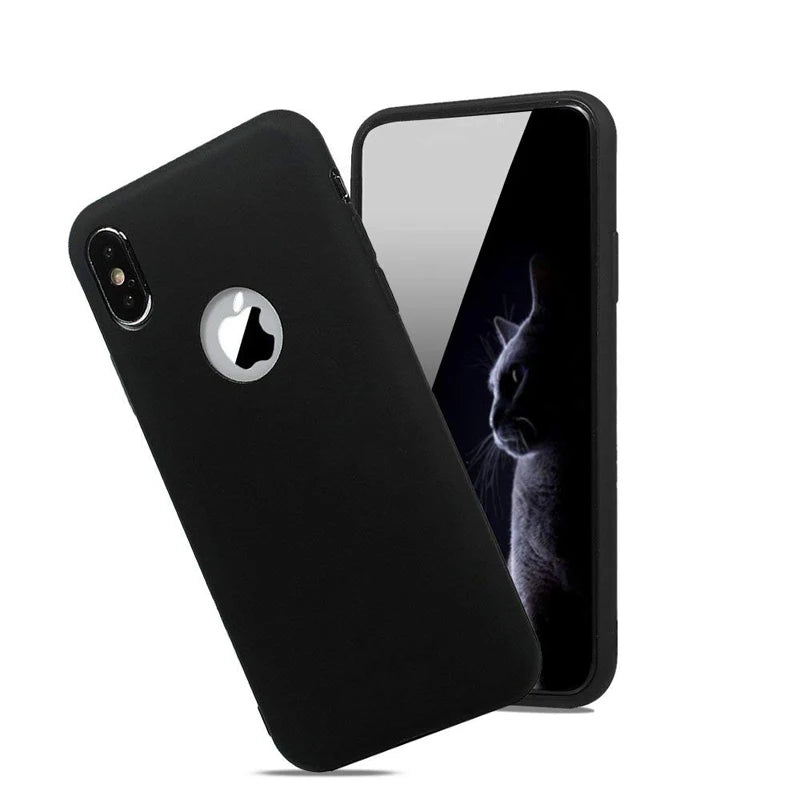 Matte Silicone Candy Cover For iPhone X Xr Xs Max 12 mini 11 Pro Max 6 6S 7 8 Plus SE 2020 Flexible Gel Phone Protector Cases