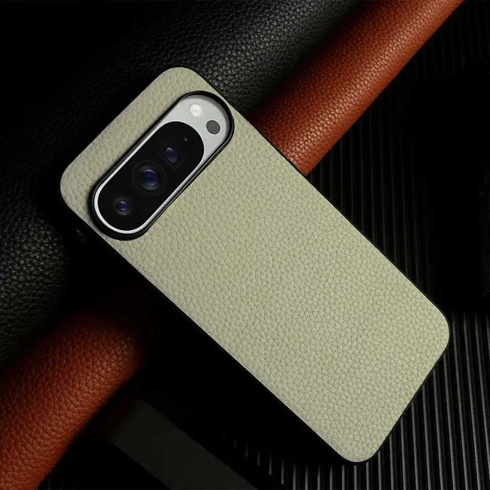 Luxury Pixel 10 Pro Case Business Cowhide Leather Phone Cases For Google pixel9pro 7A 8pro Full Protection Shockproof Back Cover