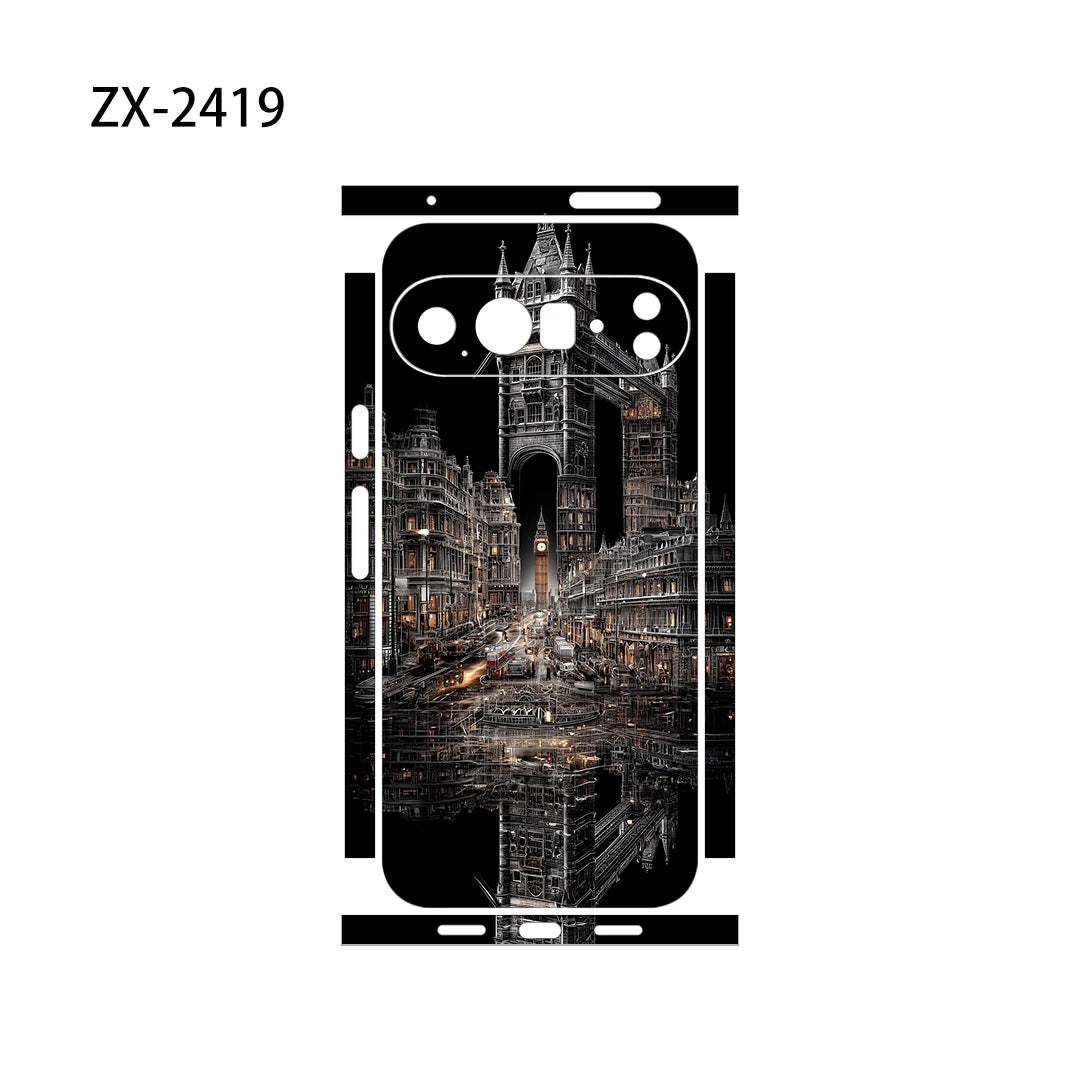 Creative Skin Wrap for Google Pixel 10 9 8 7 Pro 6 6A Back Screen Protector Film Cover Case Macaroon Wrap Sticker
