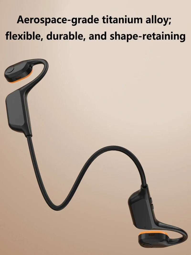 NEW Open-Ear Bone Conduction Bluetooth Headphones with Extra-Long Battery Life Perfect for Running, Cycling Swimming Sports