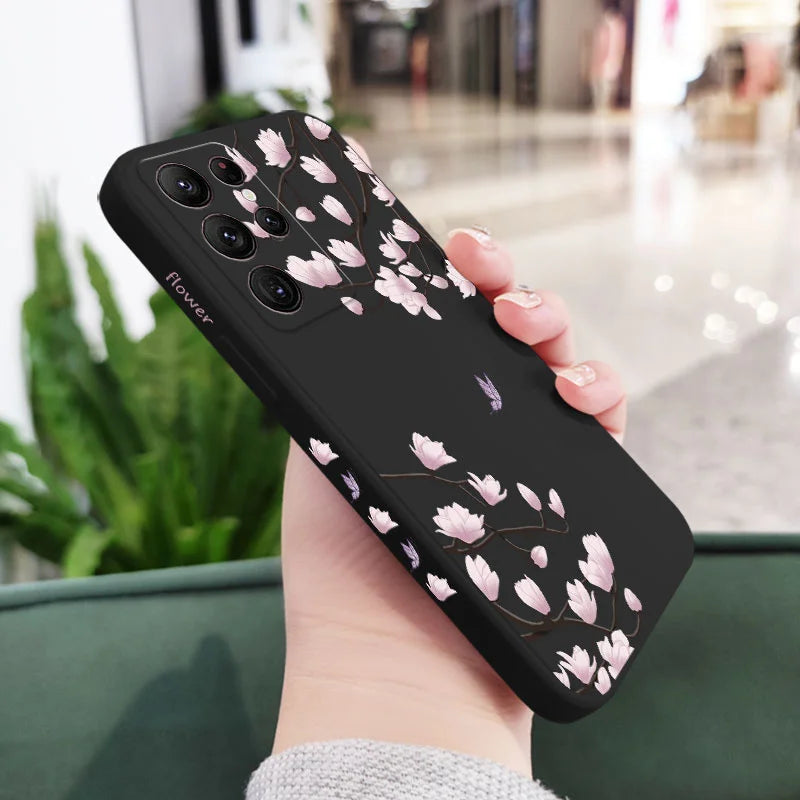 Tree Branch Phone Case For Samsung Galaxy S25 FE S24 S23 S22 S21 S20 Ultra Plus FE S10 Note 20 ultra 10 Plus Cover