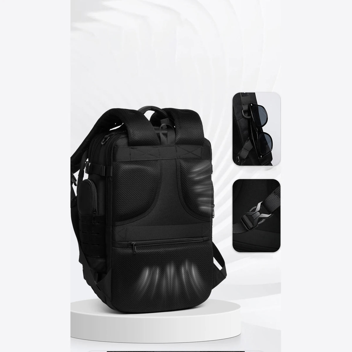 Men Travel Backpack Bag School Bag Men Oxford Backpack with Shoes Compartment 15.6 Inch Laptop Backpack for Men Rucksacks Bags