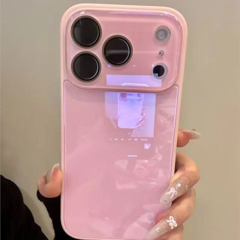 Luxury Candy Color Tempered Glass Camera Protection Case For iPhone 12 13 14 15 16 17 Pro Max Shockproof Bumper Hard Back Cover