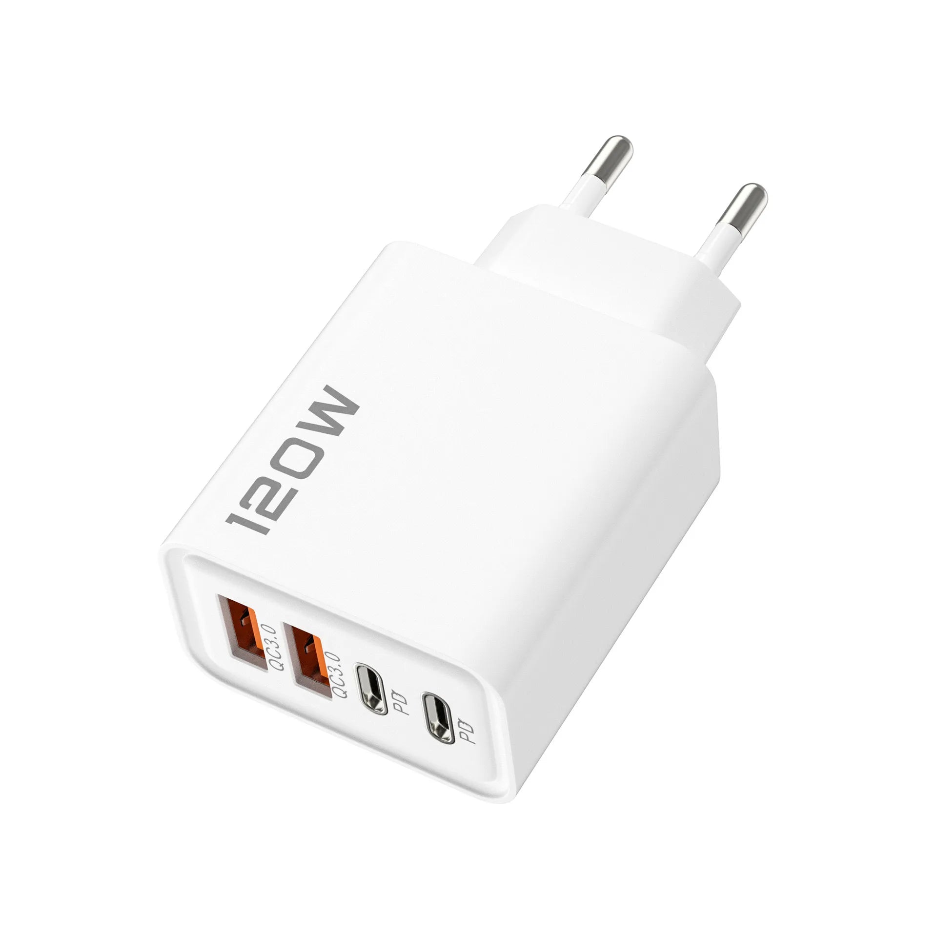 Total 120W 1/2/3 Pcs Fast Charger Type C Quick Charge 3.0 USB Charger Adapter For iPhone Samsung Xiaomi PD Fast Charging Plug