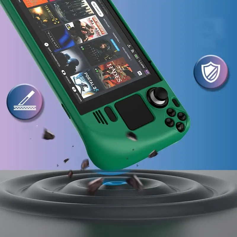 Protective Cover Case for Steam Deck,Controller Colorful Protective Case Hard Shell with Stand