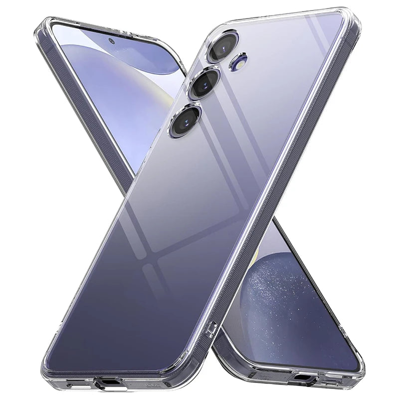 Crystal Silicone Soft TPU Case For Samsung Galaxy S25 FE S24 S23 S22 S21 S20 Plus S25 FE Edge Ultra Thin Clear Phone Cover