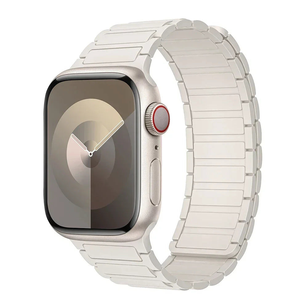 Hot Magnetic Loop For Apple Watch Bands 44 40 49 45 41 38mm Silicone Bracelet iWatch Series 11 10 9 8 7 6 5 4 3 Se Ultra 3/2 Str