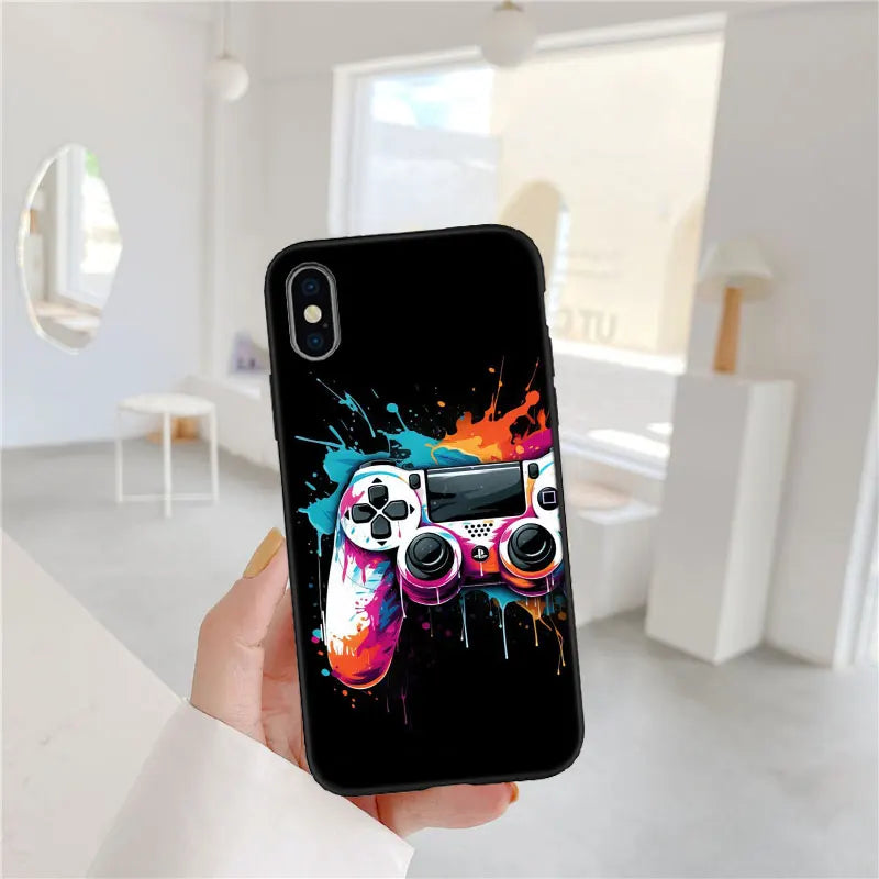 IX16 Game Over New Luxury Phone Case for iPhone SE X XS XR 16E 11 Pro Max 8 7 6 6s Plus