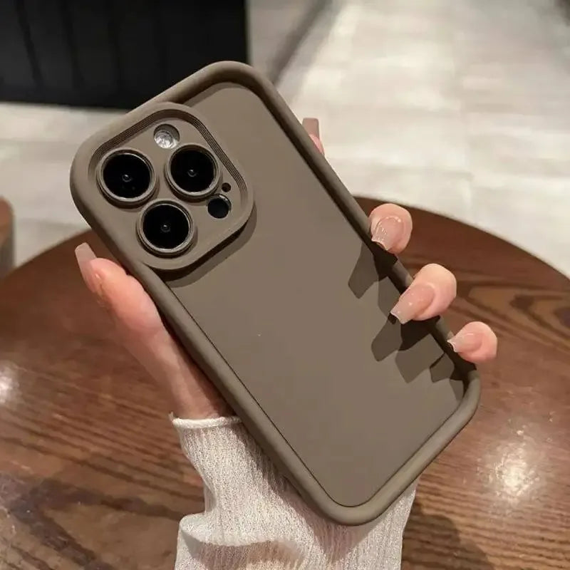 Candy Color Phone Case For Samsung Galaxy S25 S24 Ultra S23 S22 Plus S21 S20 FE Lite Note 20 5G Shockproof Soft Silicone Cover