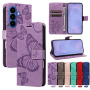 Wallet Case on For Coque Samsung Galaxy S26 S25 Edge S24 S23 S22 S21 S20 Ultra FE Plus Flip PU Luxury Leather Card Phone Cover