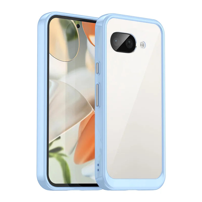 Transparent Colorful TPU Case for Google Pixel 10A 9A Pixel 10 9 Pro XL Protective Cover Clear Fundas Coque Capa