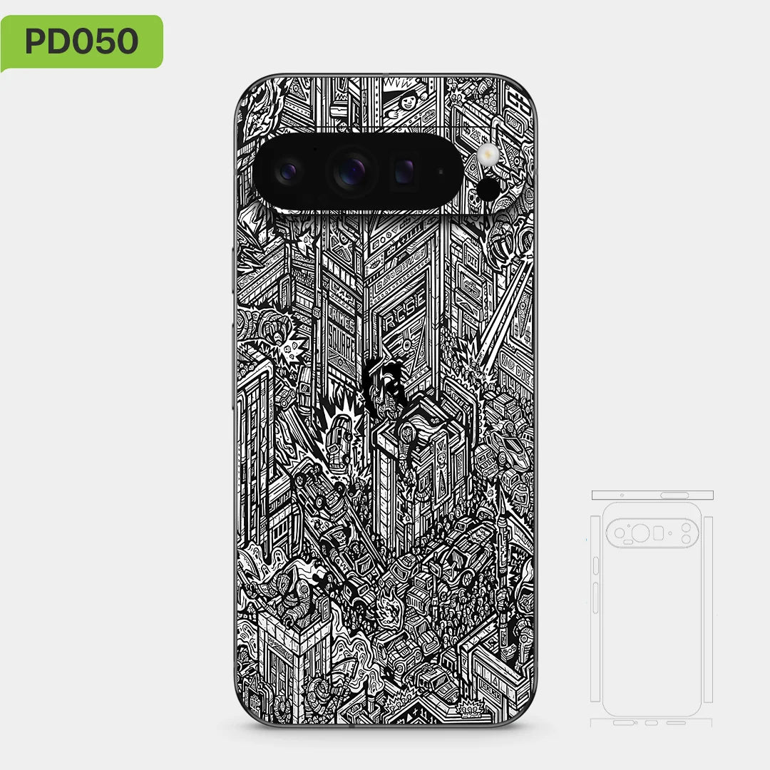 Colorful Decal Skin for Google Pixel 10 9 8 7 Pro 10A Back Screen Protector Film Cover Case Macaroon Wrap Matte Sticker