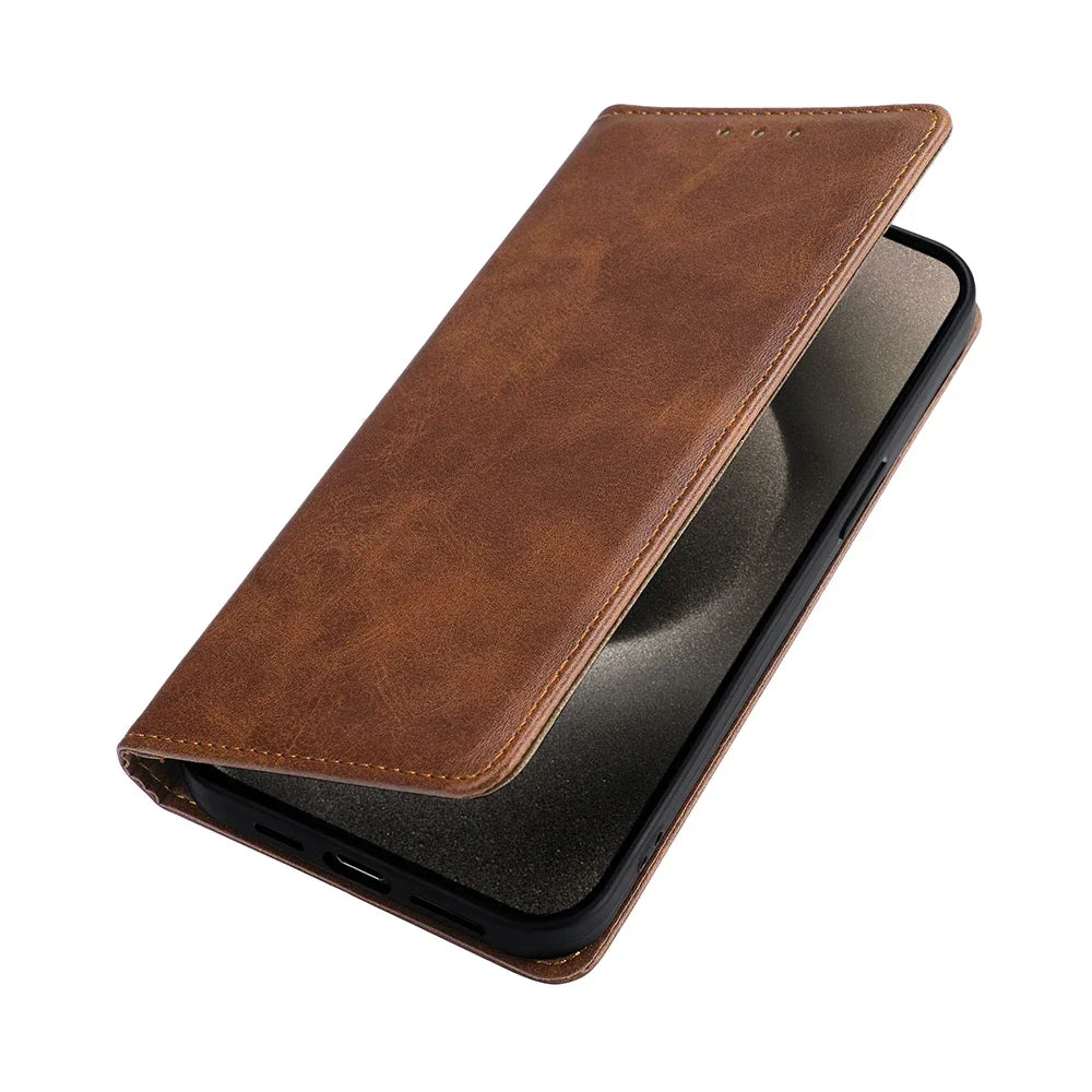 Bussiness Magnetic Wallet Phone Case for Samsung Galaxy S20 Ultra S10 S10E S9 S8 Plus Lite FE Leather Case with Card Slots Funda