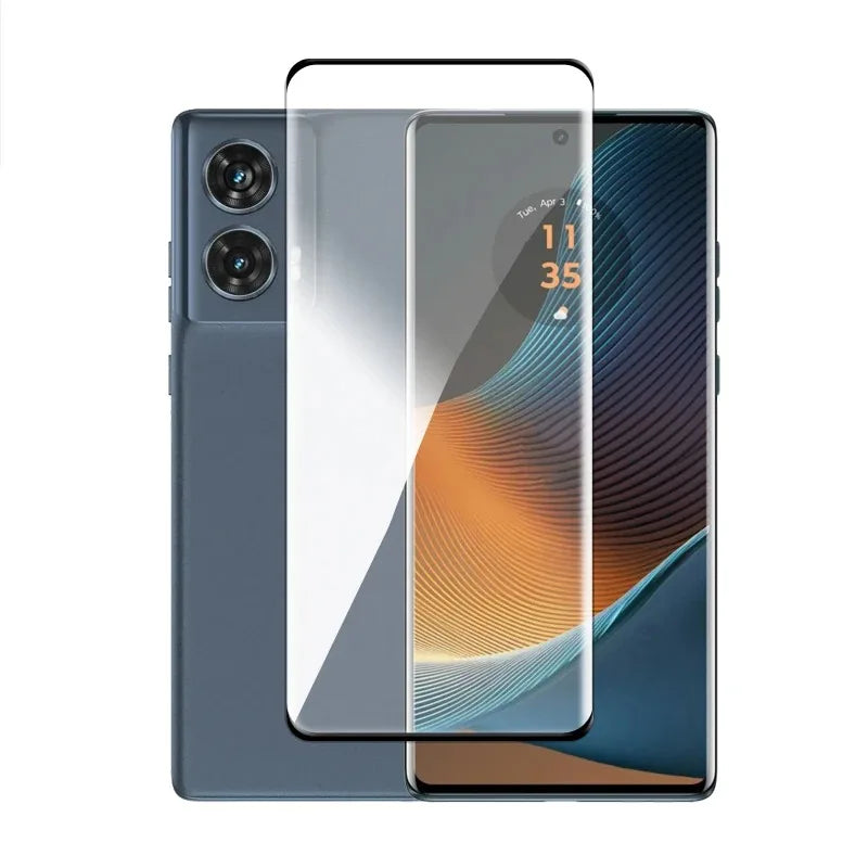 For Motorola Edge 50 Pro Glass For Motorola Edge 50 Ultra Tempered Glass Full Cover 3D Curved Screen Protector 9H Lens Film