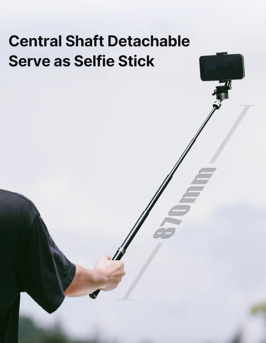 Ulanzi MT-63 Aluminum Alloy Portable Mini Tripod Camera Smartphone Outdoor Travel Photography Video Recording Tripod Monopod