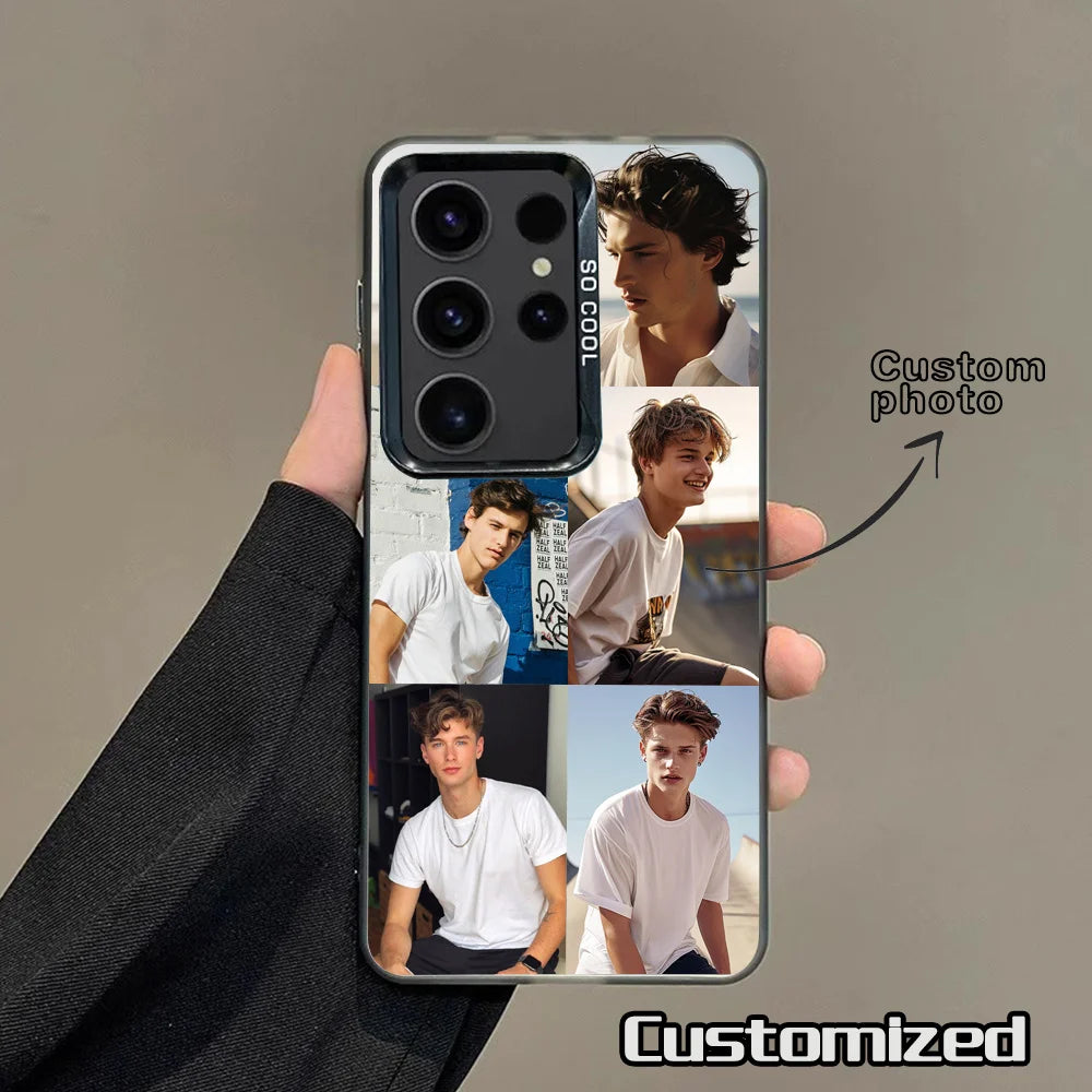 Customized Multi Photo IMD Shock-absorbing Phone Case Suitable For Samsung Galaxy S9 S10 S20 S21 S23 S25 Pro Ultra 4G 5G Plus FE