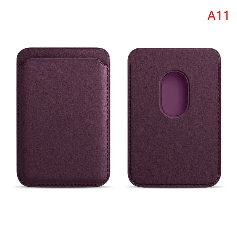 For Magsafe Accessories Magnetic Wallet Holder Leather Case For iPhone 13 12 14 15 16 17 Pro Max Card Holder Phone Purse Cover
