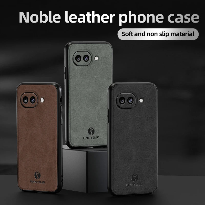 Anti-Knock Bag Case for Google Pixel 10 Pro XL 10A 9A Pixel 9 Pixel10 Pixel9 Matte Feeling Cases Leather Protective Funda