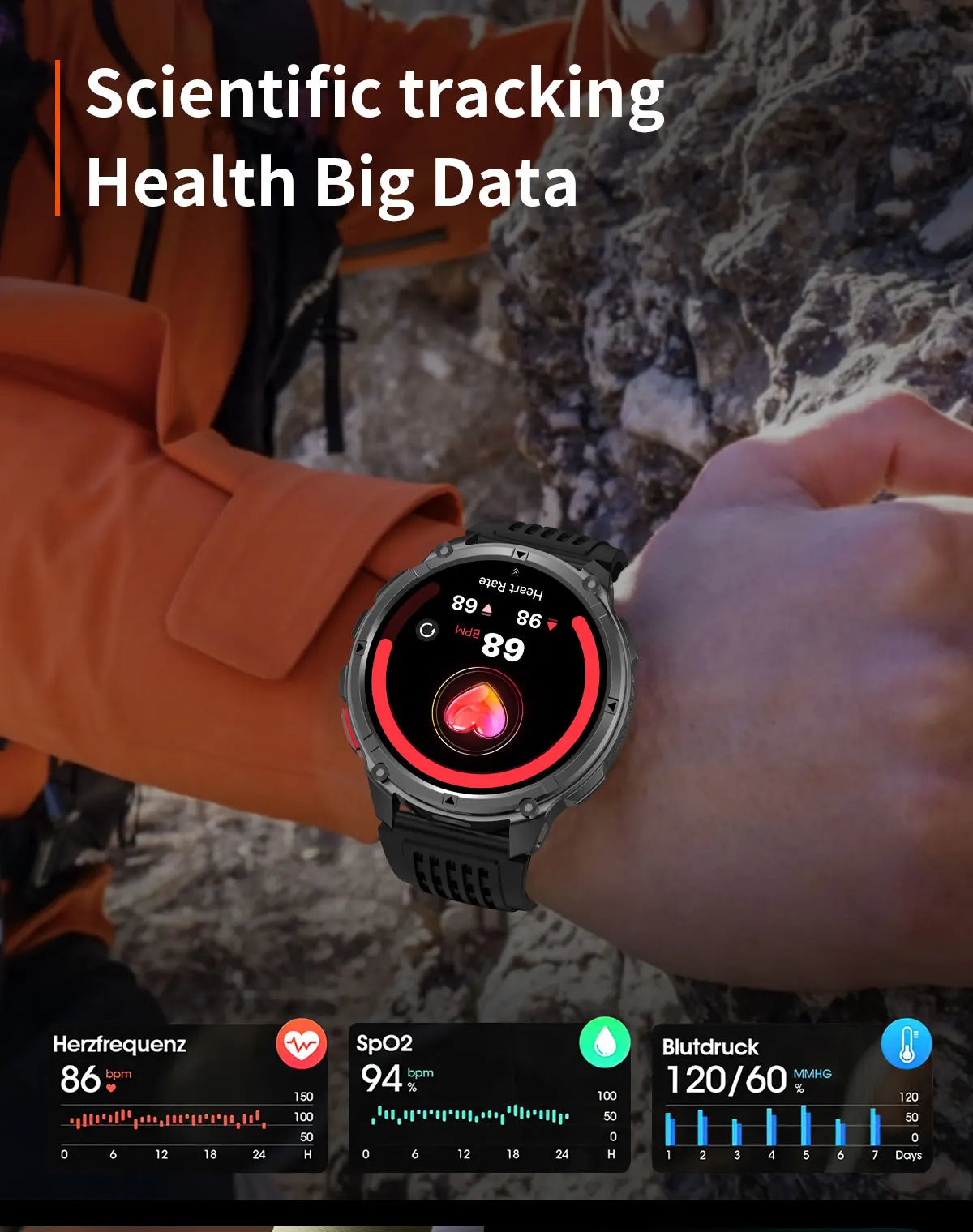 2026 New T-Rex3 Pro GPS Sports 1100mAh Smartwatch Men 120-Day Standby Clock Rugged Outdoor Sport 10ATM Waterproof Call Watches