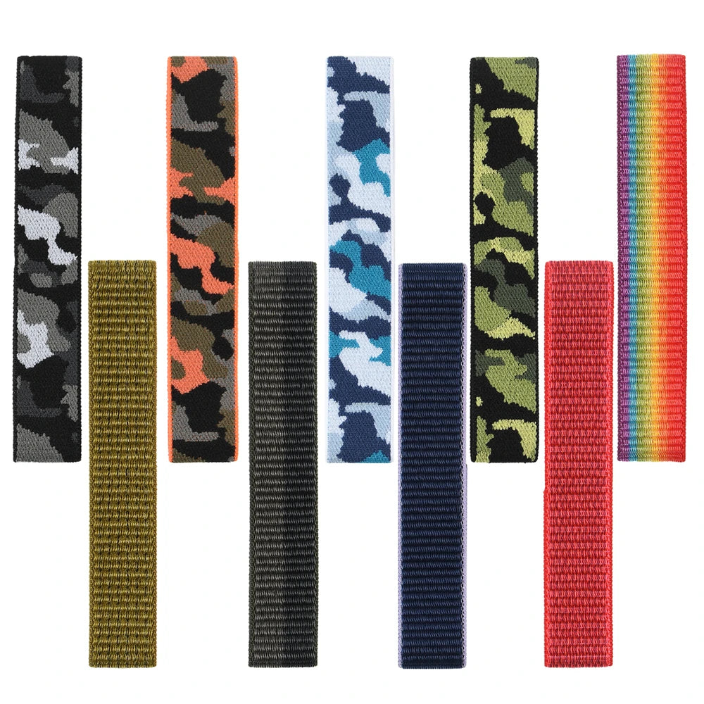 22mm 26mm QuickFit Nylon Loop Strap For Garmin Tactix 7 AMOLED Delta Bravo Band For Garmin Fenix 7X 6 PRO 5 3 Braided Watchbands