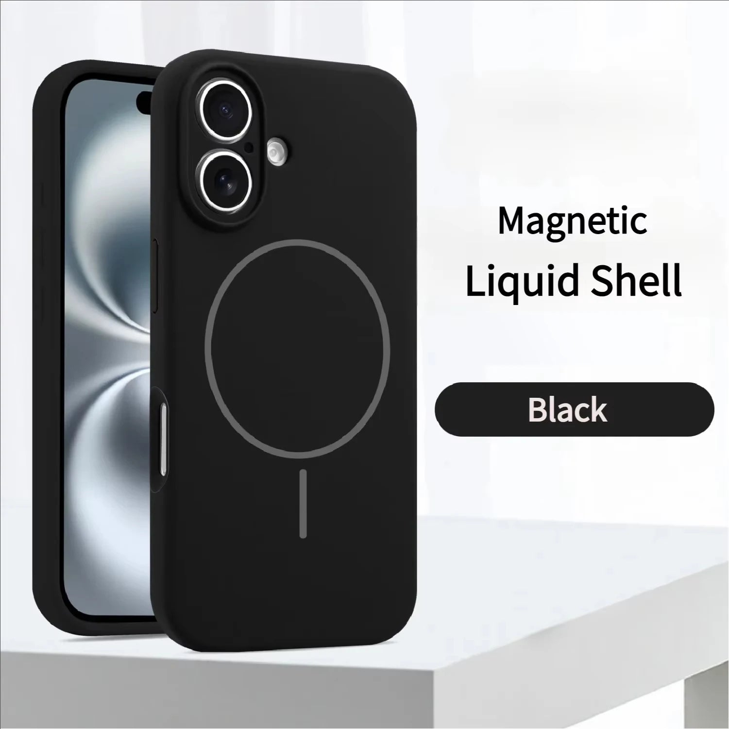 Magnetic Original Liquid Silicone Phone Case For iPhone 15 14 16 Plus 12 13 16 17 Pro Max Funda For Magsafe Protector Soft Cover