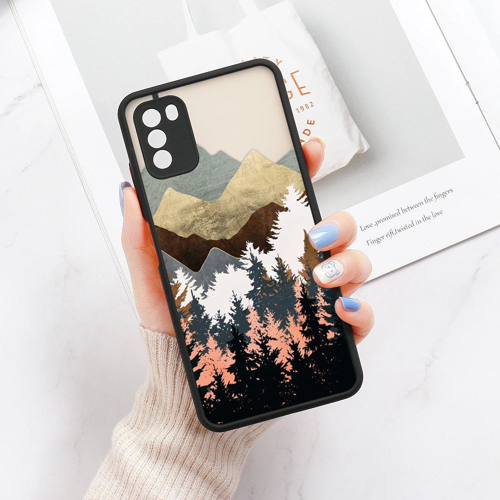 A52 Case For Samsung Galaxy A53 5G Funda A54 A34 A32 A33 A71 A51 S20 FE A50 A13 A22 A21S S21 S23 Ultra S22 Matte Covers Coques