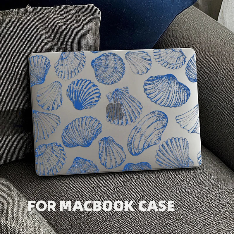 Marine Life Laptop Case For Macbook Air 13 2025 Case M2 M3 M4 Chip MEO A304 Cover for Air 15 M4 2025 A3241 M3 M2 15.3 Case