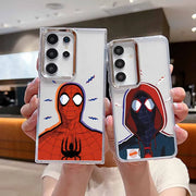 Spider-Man Anime For Samsung Galaxy S26 S25 EDGE S24 S23 S22 S21 S20 FE Ultra Plus Transparent Soft Phone Case