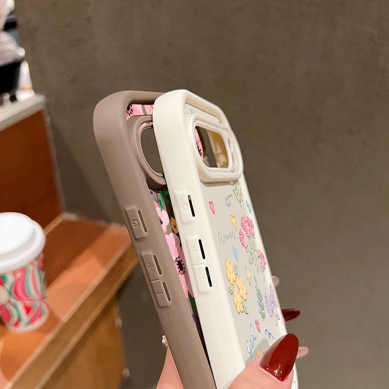 INS Cartoon Flowers Soft TPU Phone Case For Google Pixel 8 Pro 8A 9 Pro XL 7A Shockproof Silicone Cover For Pixel 9 8 7 Pro