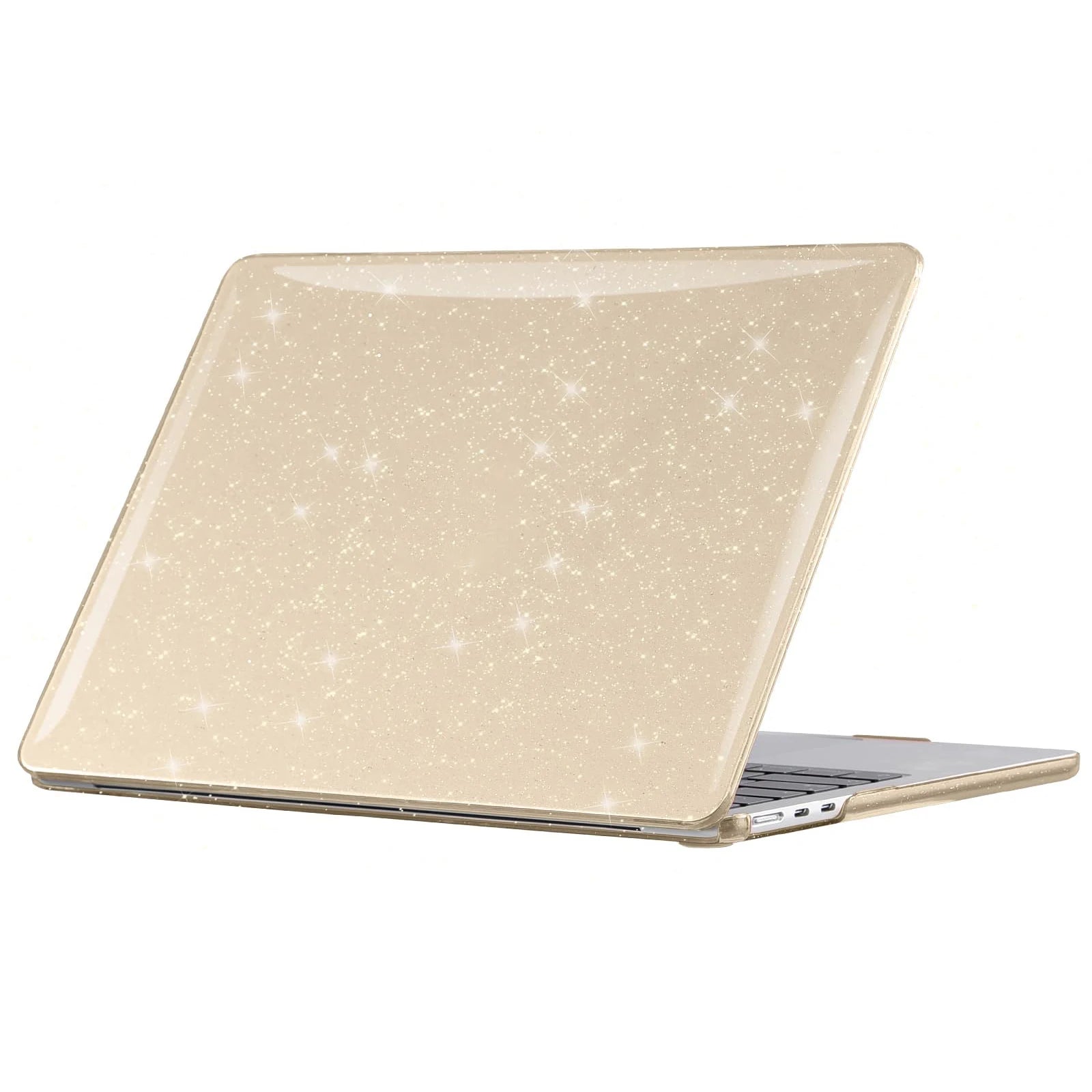 EooCoo Case for MacBook Air 13 inch M4 2025 2024-2022 Release M3 M2 A3240 A3113 A2681 for Mac Air 13.6 inch Glitter Hard Shell