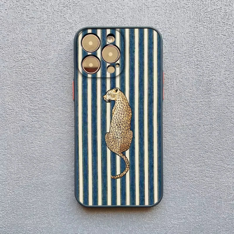 Cheetah Print Animal Vintage Leopard Phone Case For Samsung Galaxy S26 S25 Ultra S24 S23 FE S22 S21 Plus A56 A55 A54 A16 Cover