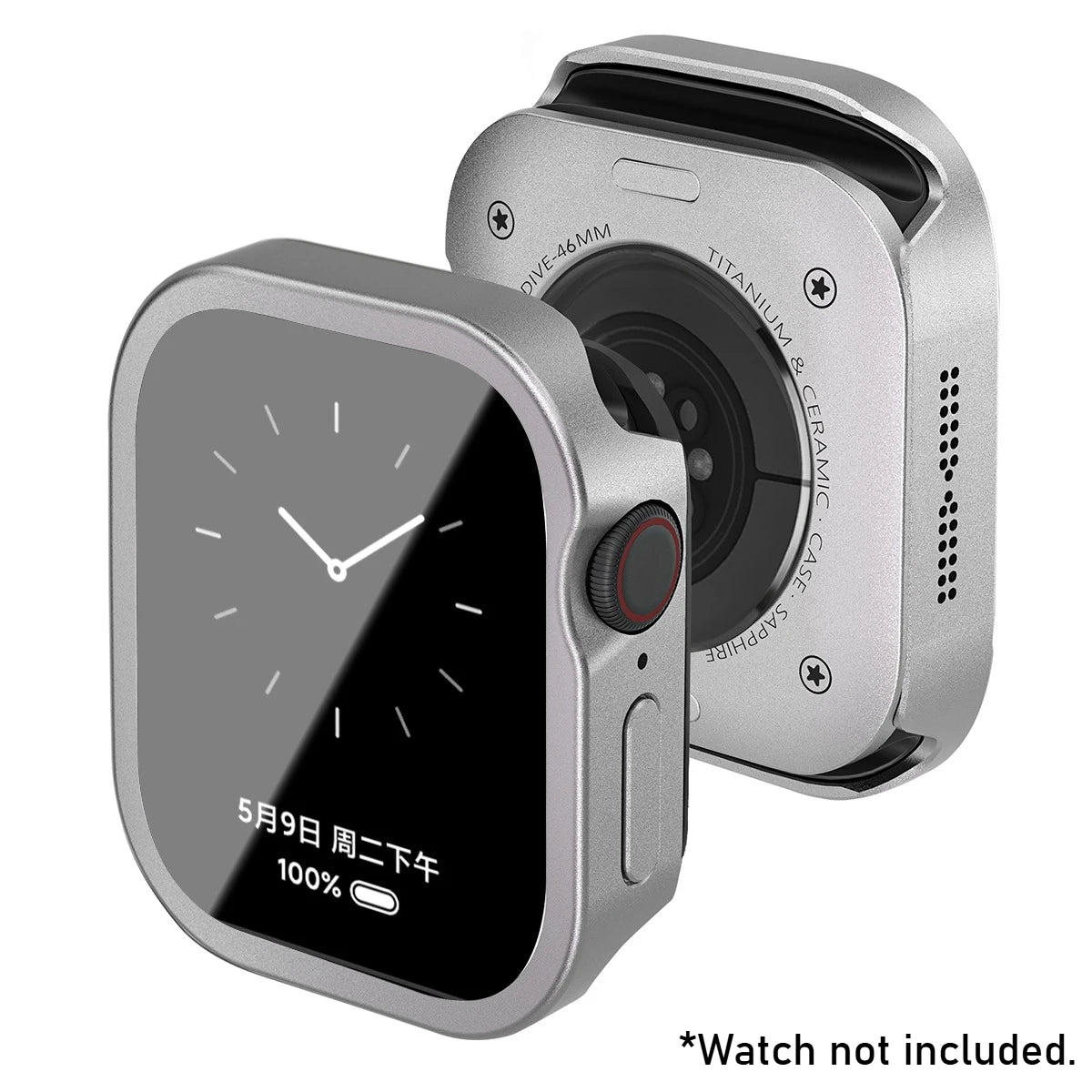 Aluminum Alloy Case for Apple Watch Ultra 3 2 1 49mm 45mm 44mm Full Coverage Waterproof For Iwatch Series 11 10 46mm 9 8 7 6 SE