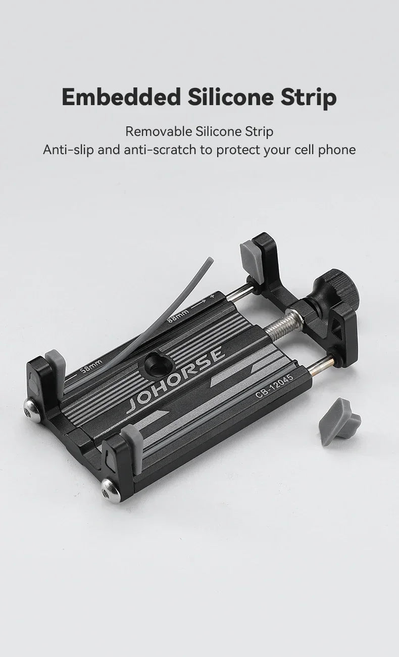 Phone Scalable Aluminum Alloy Bracket for Phone Holder Motorcycle Electric Bicycle Smartphone Cnc Four Claws Bike Holder