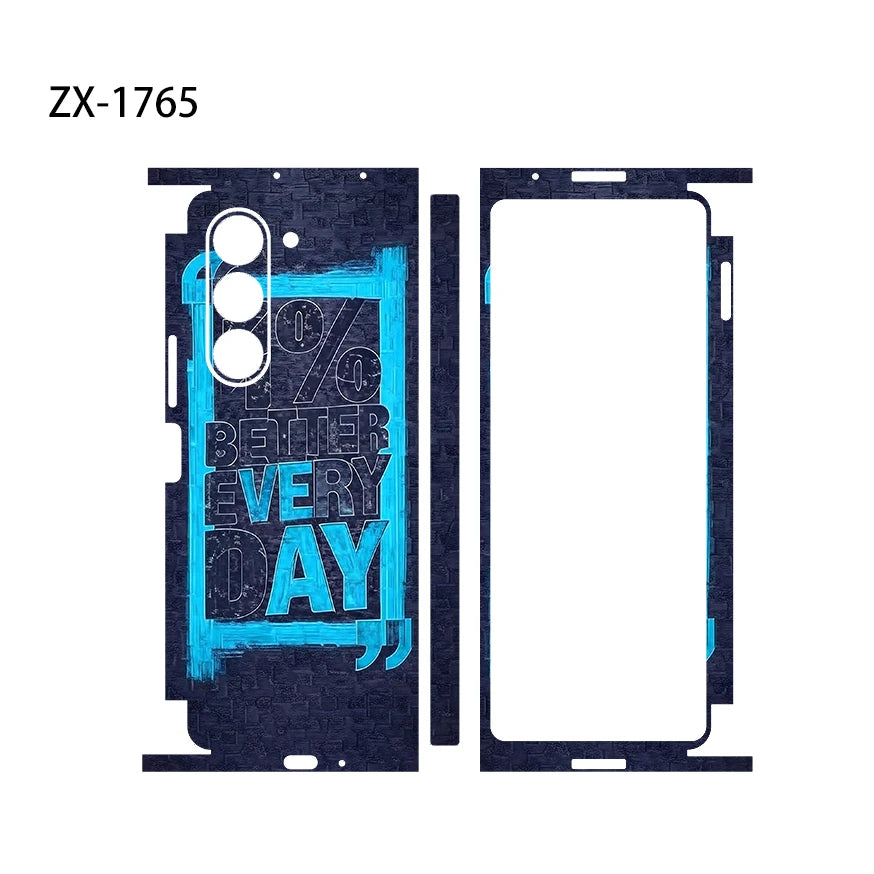 Skin Wrap For Galaxy Z Fold 6 Back Film Samsung Z Fold 7 Protective Decal Fold 4 Fold 3 Sticker Back Screen Protector