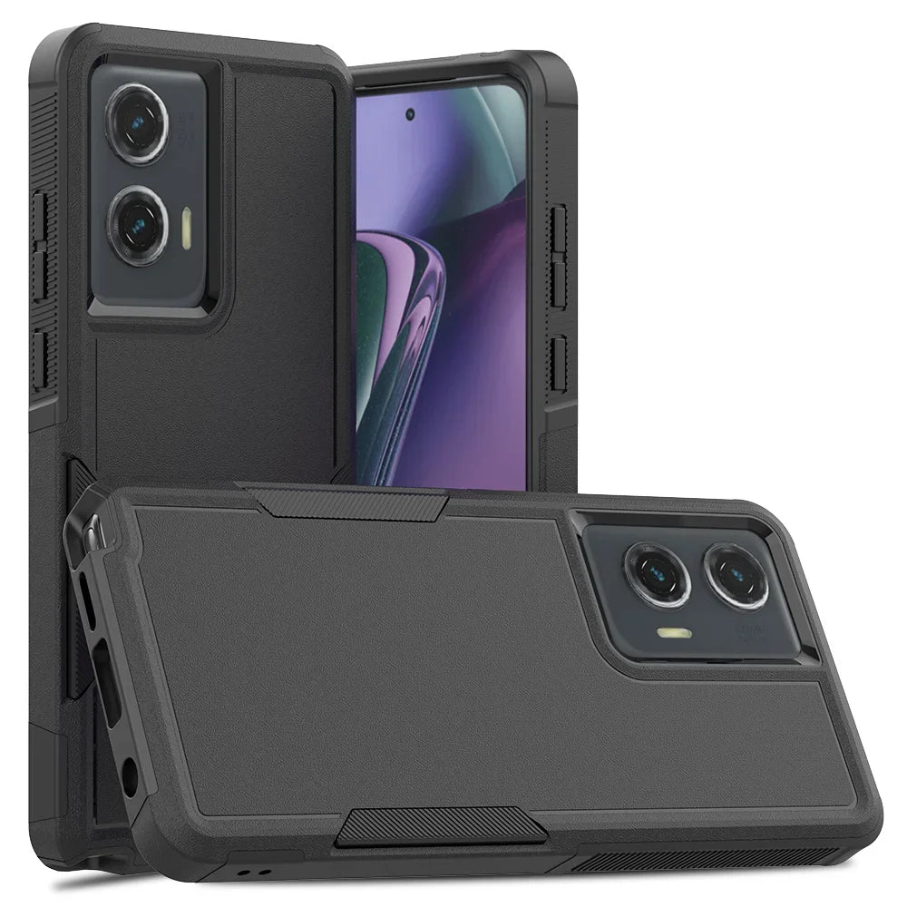 Rugged Armor Shockproof Phone Case For Motorola Moto G Stylus 5G 2024 Power 2025 Play 2026 TPU Frame Hard Plastic Back Cover