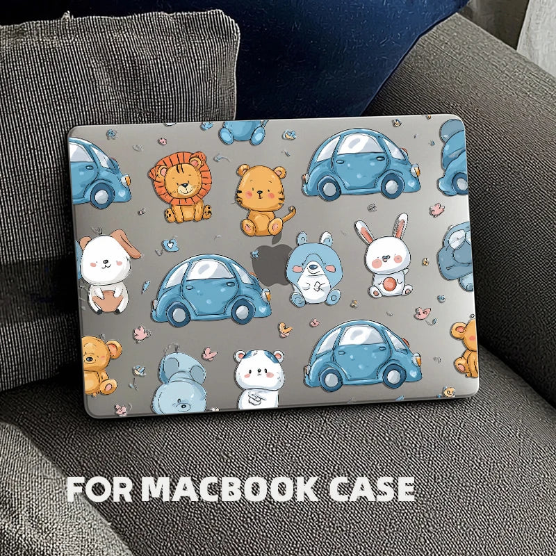 Marine Life Laptop Case For Macbook Air 13 2025 Case M2 M3 M4 Chip MEO A304 Cover for Air 15 M4 2025 A3241 M3 M2 15.3 Case