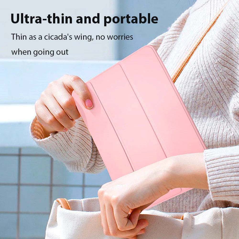 For iPad 9.7 2018 2017 Drop Resistant Tablet Case Magnetic Pu Leather Stand For iPad 10.2 5th 6th Air 1 2 3 4 5 7 8 9 10 Generat