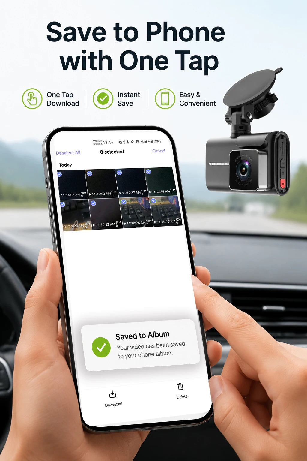 ACCEO Dash Cam 4k Front Lens Car Driving Recorder Built-in WiFi Optional 2K Rear Camera HD Night Vision Support GPS Car DVR