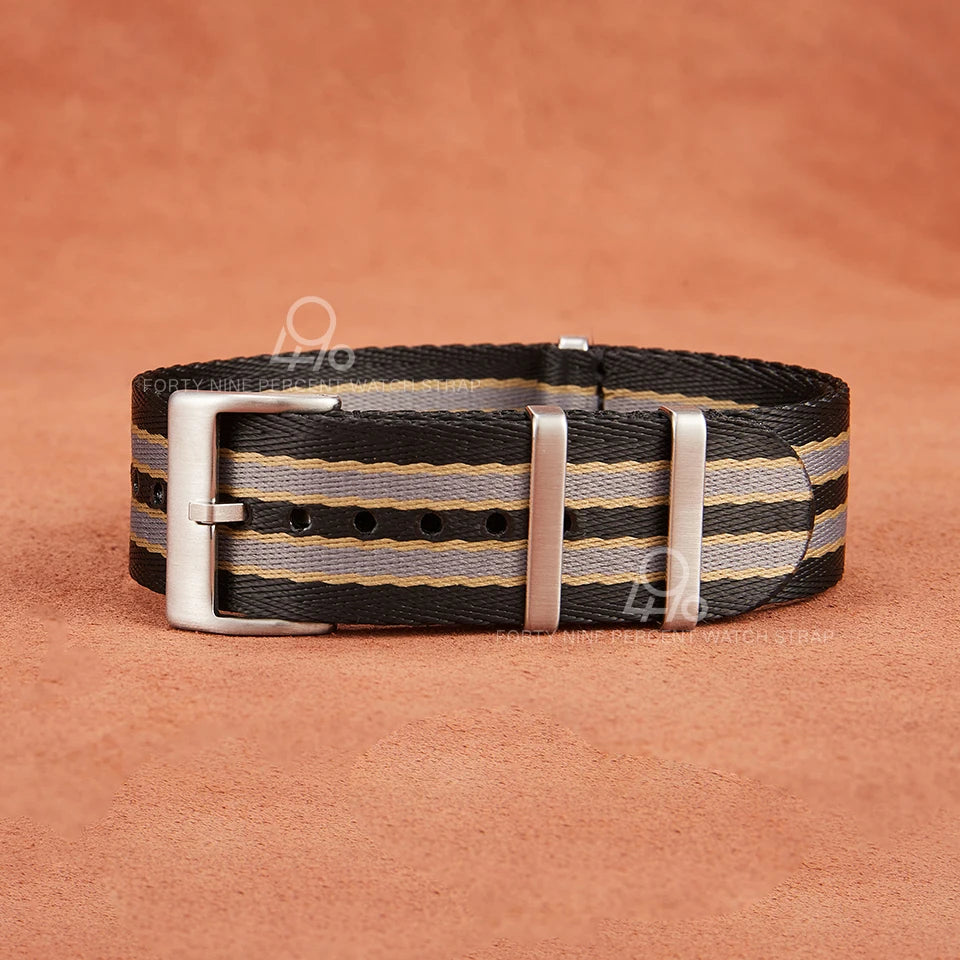 One Piece Fabric Watchband 20mm Watch Band Seatbelt Nylon Nato Strap Sport Men Bond 22mm Watch Bracelet for Omega Seiko