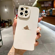 Cute Pocket Little Bear Print Design Phone Case for Samsung Galaxy S20 S21 S22 S23 S25 S24 FE Ultra Plus A55 A15 A35 A54 Cover
